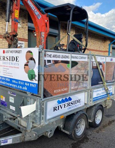 Wagon truck Riverside Driveways Tameside