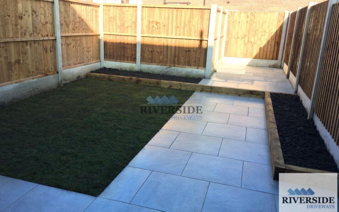 Project 3 Porcelain Tiles Paving Lees, Oldham, Greater Manchester