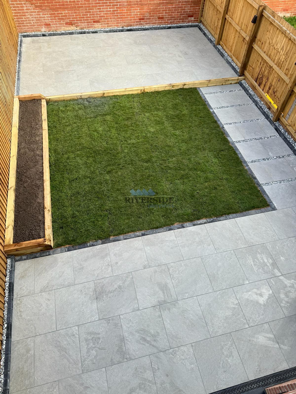 Porcelain installation in Springhead, Oldham