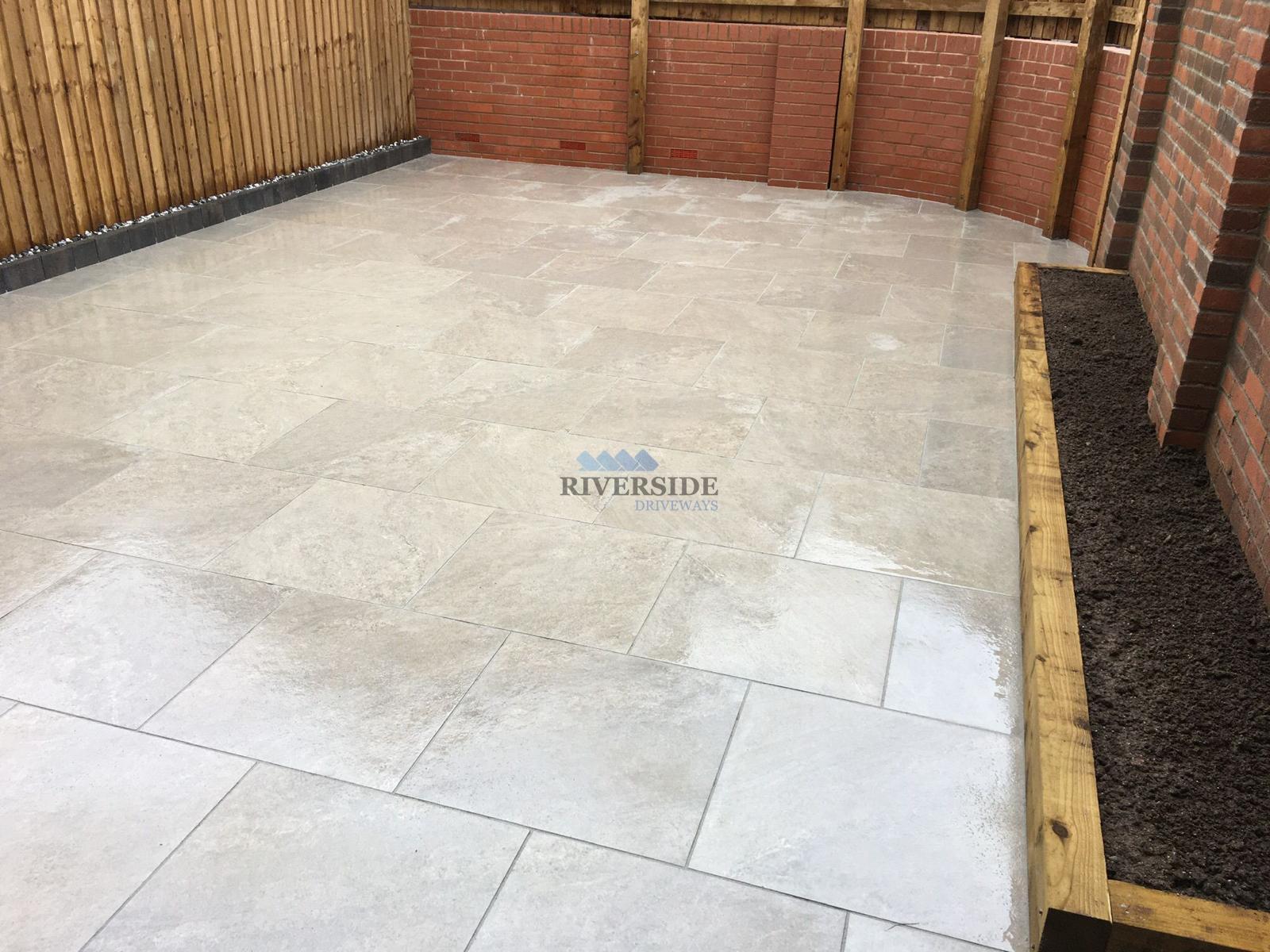 Porcelain installation in Springhead, Oldham
