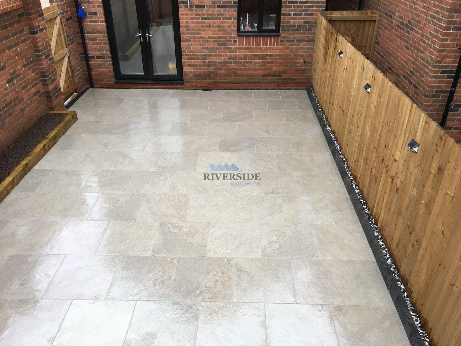 Porcelain installation in Springhead, Oldham