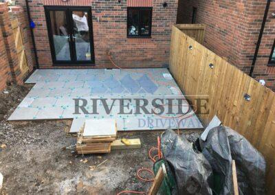 Porcelain installation in Springhead, Oldham