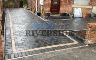 Medina charcoal natural border Denton Tameside
