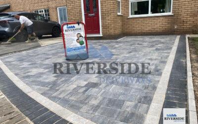 Grey Block Paved in Lees, Oldham