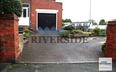 Brindle block paving at Chadderton Oldham