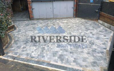 Block paving installation at Barnsley Town Centre