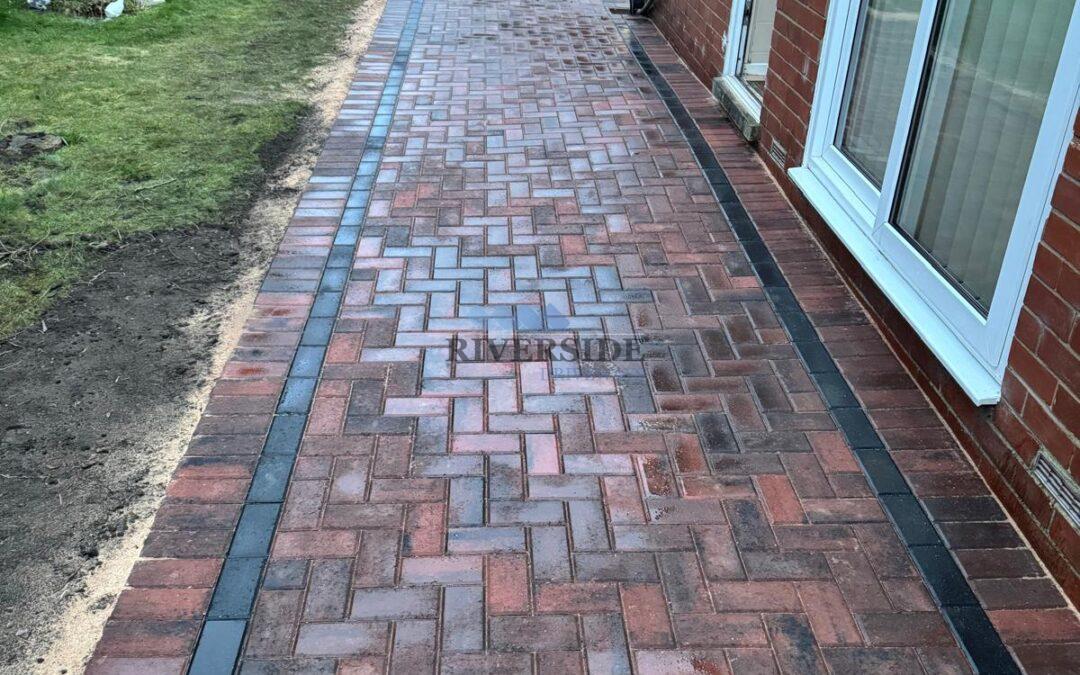 Brindle block paving at Failsworth Oldham