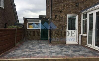 Medina Granite Stone with Brindle Border at Duncan Field Tameside