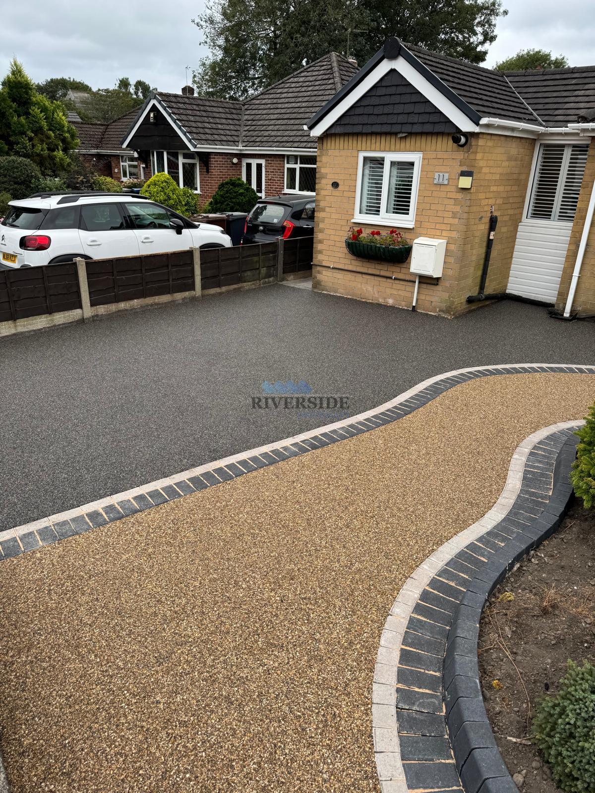 Driveway Rwp Projects Before and After Riverside Driveways, Tameside Manchester
